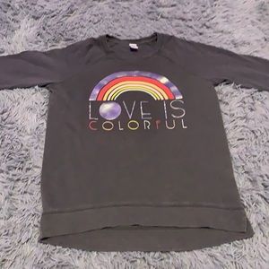 I am selling a kids dark gray sweater